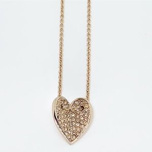 Vera Bradley Pave Heart Necklace!